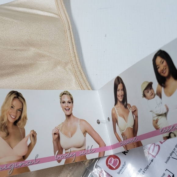 New Bravado NURSING Bra Elegant Cream Bra 36D/E Bra Extenders Conversion Kit - Picture 11 of 12